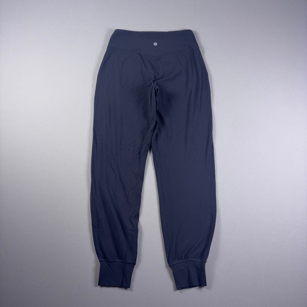 Lululemon Align Jogger Black Nulu High Rise Yoga Pants Size 6 27 Inch Inseam
